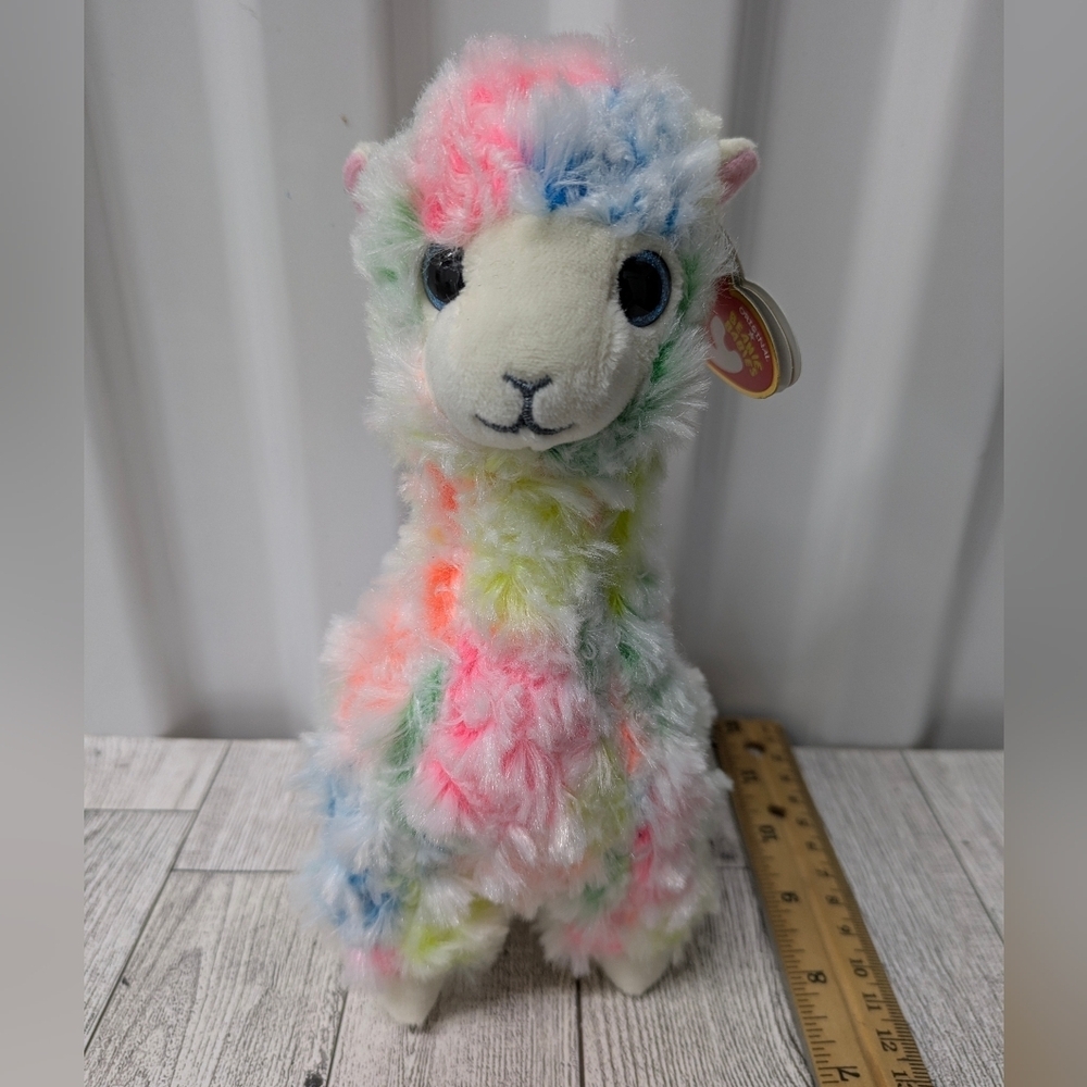 Ty Multicolor Stuffed Alpaca